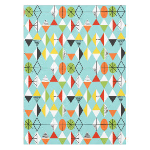 Retro Harlequin Pattern Tablecloth Tafelkleed