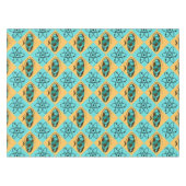 Retro Harlequin Wereldbol Trotter Tablecloth Tafelkleed (Voorkant (Horizontaal))