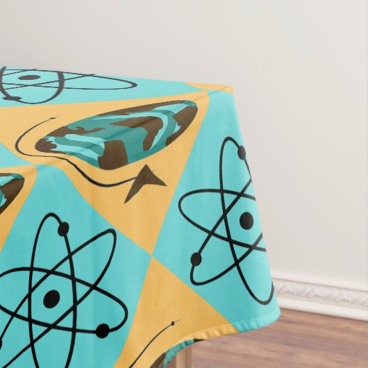 Retro Harlequin Wereldbol Trotter Tablecloth Tafelkleed (Voorbeeld)