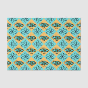 Retro Harlequin Wereldbol Trotter Tissue Paper Tissuepapier