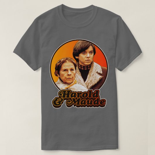 Retro Harold en Maude huldiging T-shirt (Design voorkant)
