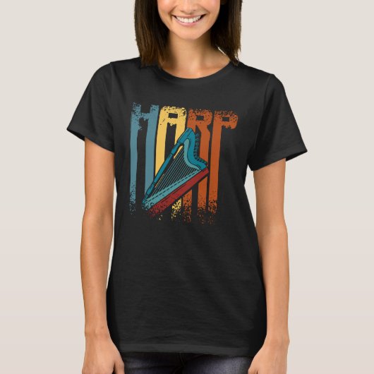 Retro Harp T-shirt (Voorkant)