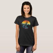 Retro Harpy Eagle Raglan T-shirt (Voorkant volledig)