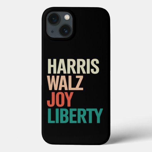 Retro Harris Waltz 2024 Harris Walz Joy Liberty Case-Mate iPhone Case (Achterkant)