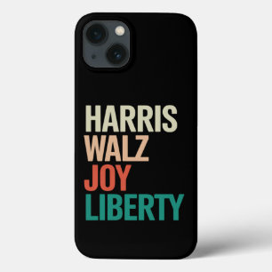 Retro Harris Waltz 2024 Harris Walz Vreugde Vrijhe Case-Mate iPhone Case