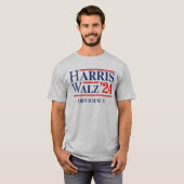 Retro Harris Walz '24 - Natuurlijk T-shirt (Voorkant volledig)