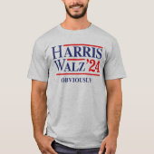 Retro Harris Walz '24 - Natuurlijk T-shirt (Voorkant)