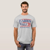 Retro Harris Walz '24 - Waarheid Hoop Fatsoen T-shirt (Voorkant volledig)