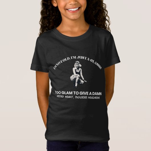 Retro Hart, Moderne Attitude T-shirt (Voorkant)