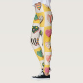 Retro Hart Raster Leggings (Links)