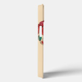 Retro hart van bloemen liefdessymbool Case-Mate iPhone case (Achterkant / Rechts)