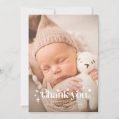 Retro Hartelijk dank voor de aankondiging van de a (Voorkant)