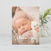 Retro Hartelijk dank voor de aankondiging van de a (Staand voorkant)