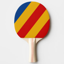 Retro Hartelijke Vette Strepen Tafeltennisbatje