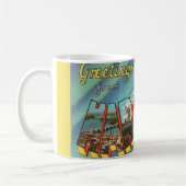 Retro Hartford Connecticut Mok (Links)