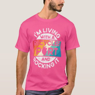 Retro harttransplantatie Survivor Im die leeft met T-shirt