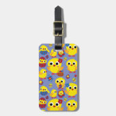 Retro Hatch Easter Eggs Bagagelabel (Voorkant verticaal)