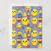 Retro Hatch Easter Eggs Feestdagenkaart (Voorkant)