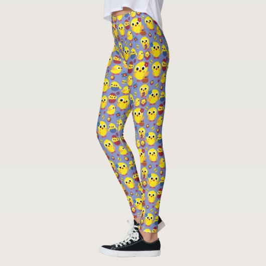 Retro Hatch Easter Eggs Leggings (Links)