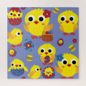 Retro Hatch Easter Eggs Legpuzzel (Verticaal)