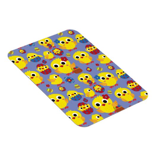 Retro Hatch Easter Eggs Magneet (Rechterzijde)