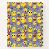Retro Hatch Easter Eggs Notitieboek (Achterkant)