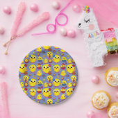 Retro Hatch Easter Eggs Papieren Bordje (Feest)