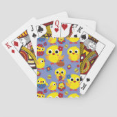 Retro Hatch Easter Eggs Pokerkaarten (Achterkant)