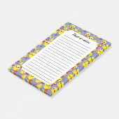 Retro Hatch Easter Eggs Post-it® Notes (Schuin)