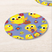 Retro Hatch Easter Eggs Ronde Kartonnen Onderzetter (Gebogen)