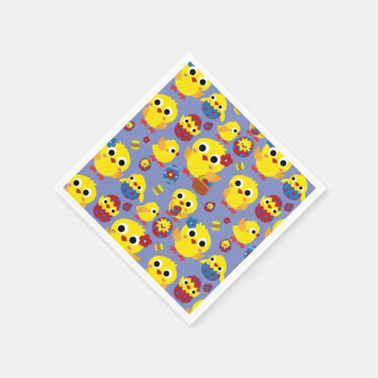 Retro Hatch Easter Eggs Servet (Hoek)