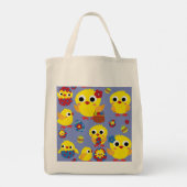 Retro Hatch Easter Eggs Tote Bag (Achterkant)