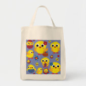 Retro Hatch Easter Eggs Tote Bag (Voorkant)