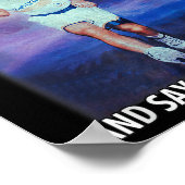 Retro Haters Will See You Walk Jesus On The Water  Poster (Hoek)