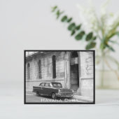 retro havana auto briefkaart (Staand voorkant)