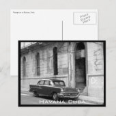 retro havana auto briefkaart (Voorkant / Achterkant)