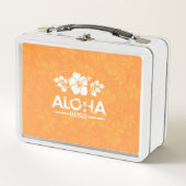 Retro Hawaïaanse Aloha Groet Lunchbox (Voorkant)