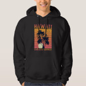 Retro Hawaii Aloha Endless Summer Surfing Summer F Hoodie (Voorkant)