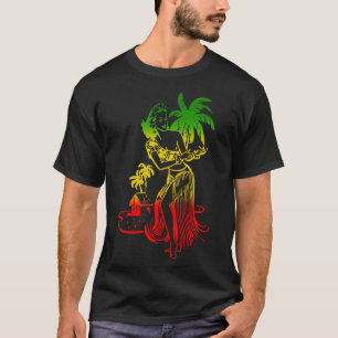 Retro Hawaii Hula Danser T-shirt