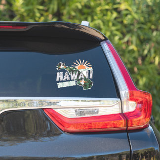 Retro Hawaii Sticker