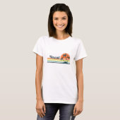 Retro Hawaii Sunset T-shirt (Voorkant volledig)