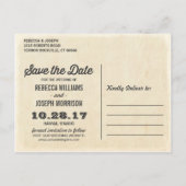 Retro Hawaii Waikiki Beach Foto Bewaar de datum Aankondigingskaart (Achterkant)