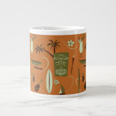 Retro Hawaiian Hawaii Grote Koffiekop (Voorkant)