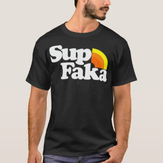 Retro Hawaiian Islands Sup Faka T-shirt