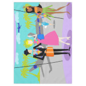 Retro Hawaiian Kerstalfablecloth Tafelkleed (Voorkant)