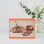 Retro Hawaiian Luau Briefkaart (Staand voorkant)