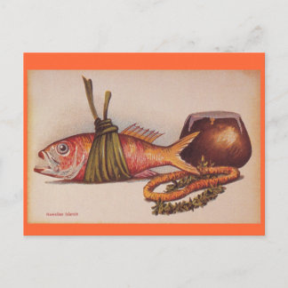 Retro Hawaiian Luau Briefkaart