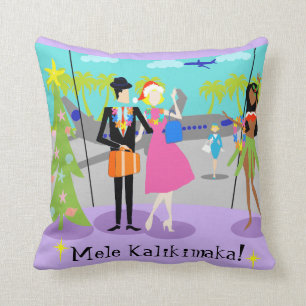 Retro Hawaiian Sierkussen voor Kerstmis