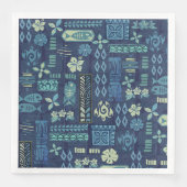 Retro Hawaiian Tiki Servet (Voorkant)