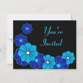 Retro Hawaiian Uitnodiging (Voorkant)